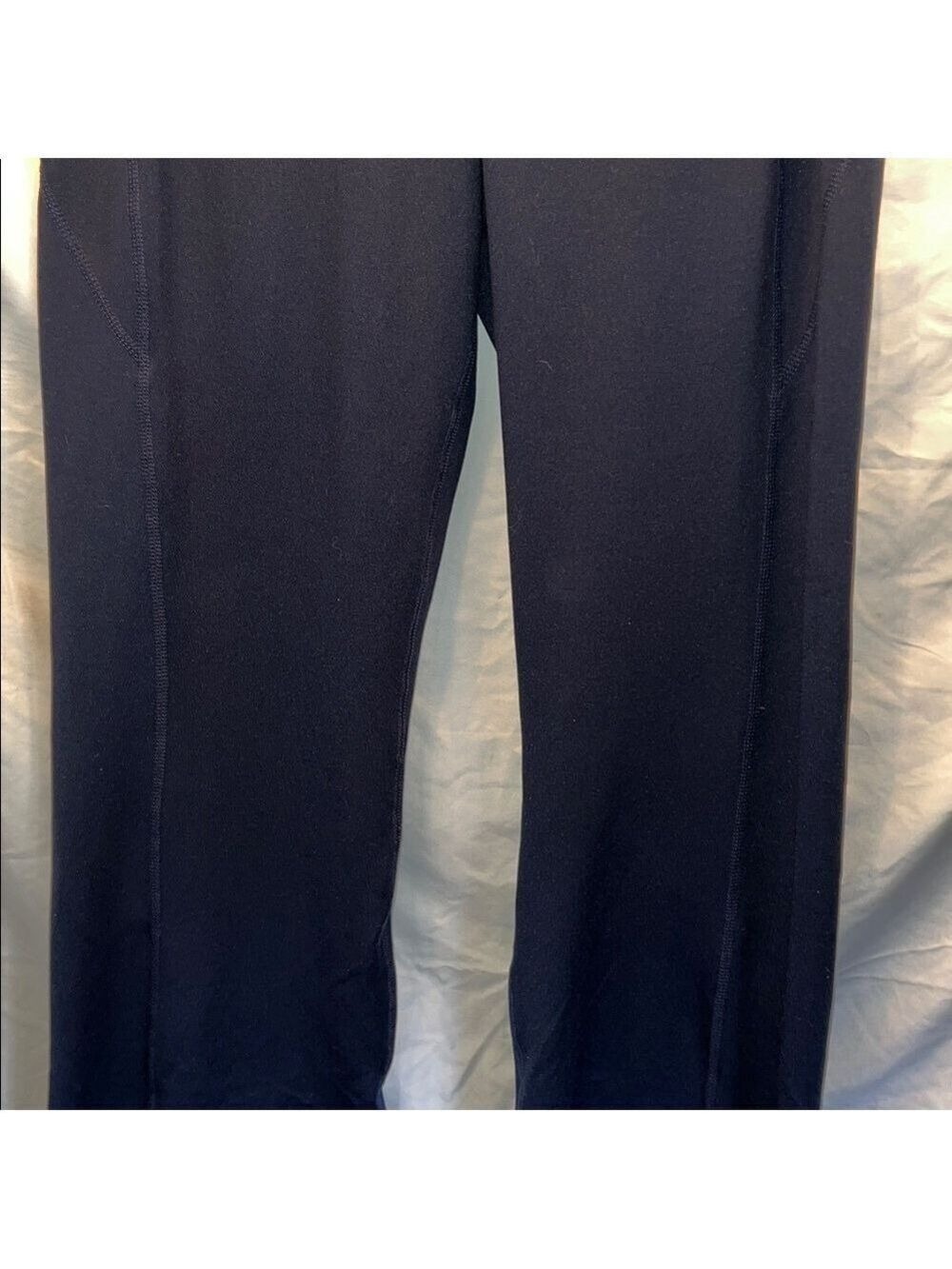 Tangerine Navy Blue Bell Leg Legging, Size Large - Picture 3 of 9
